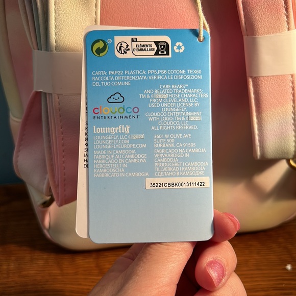NEW Care Bears Loungefly backpack - Picture 6 of 8